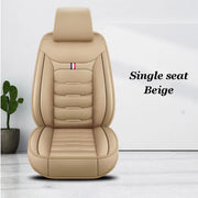 ONEMAXES Universal Car Seat Cover Set PU Leather Vehicle Cushion Full Surrounded Protector