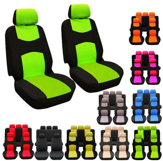 ONEMAXES7 Seat Covers Car Seat Cover Full Set Car Seat Cushion Seat Covers Protector 4pcs 9pcs