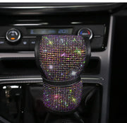 ONEMAXES Bling Bling Rhinestones Crystal Car Handbrake Cover Gear