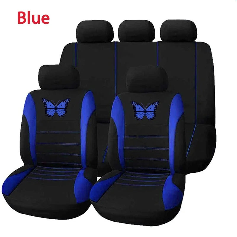 Butterfly Car Seat Covers Universal Car Seat Cover Car Seat Protection Covers Women Car Interior Accessories (9 Colors)