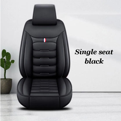 ONEMAXES Universal Car Seat Cover Set PU Leather Vehicle Cushion Full Surrounded Protector