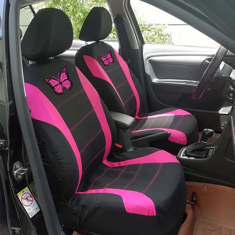 Butterfly Car Seat Covers Universal Car Seat Cover Car Seat Protection Covers Women Car Interior Accessories (9 Colors)