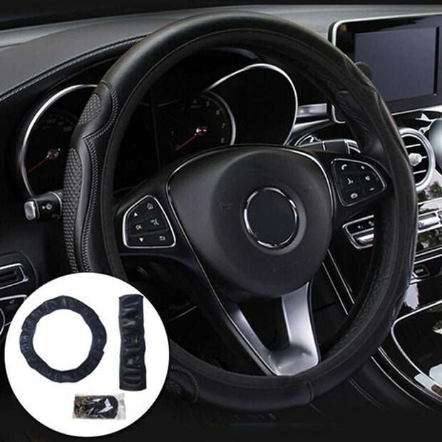 ONEMAXES Anti-Slip Steering Wheel Cover Braid On The Steering Wheel Cover  3 colors