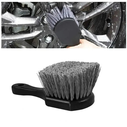 ONEMAXES Car Wheel Cleaning Brush Detail Brush Short Handle