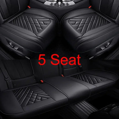 ONE MAXESFull Coverage Pu Leather Car Seat Cover Cushion for HYUNDAI Solaris Sonata Creta Encino Elantra Ix25 Ix35 Kona Auto Accessories