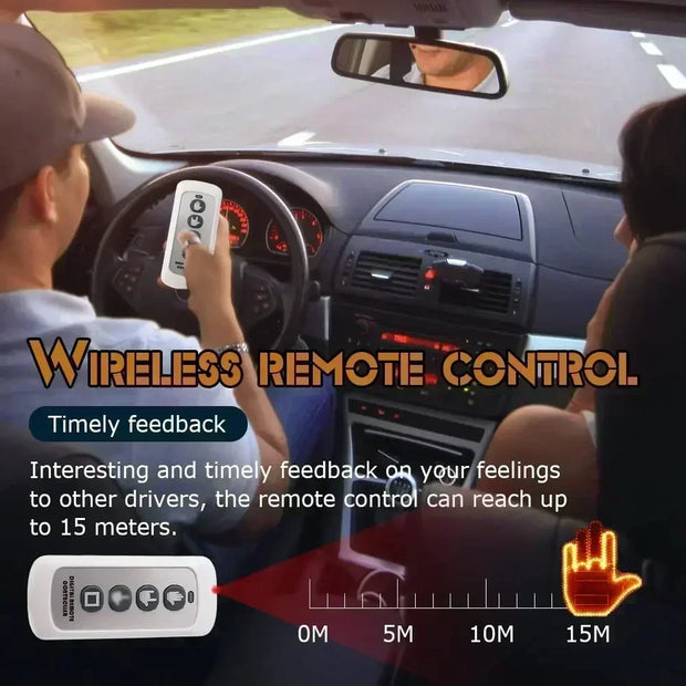 ONEMAXES Car Finger Lights with Remote Controls