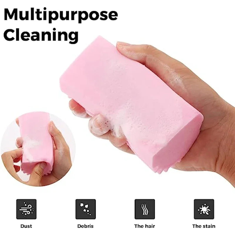 ONEMAXES  Damp Clean Duster Sponge Home Car Wet Cleaning 3Pcs/5Pcs