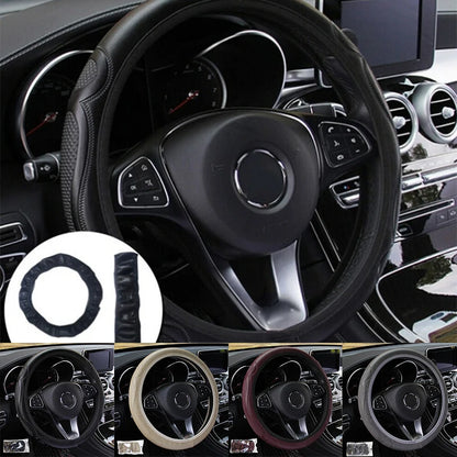 ONEMAXES Anti-Slip Steering Wheel Cover Braid On The Steering Wheel Cover  3 colors