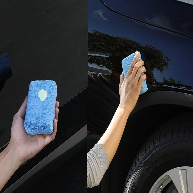 ONEMAXES Microfibre Car Wax Applicator Pads Soft 8PCS