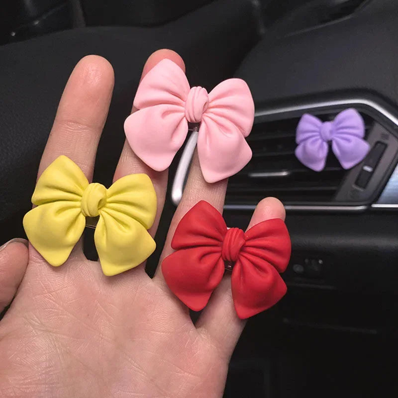 ONEMAXES Bow-knot Car Air Vent Freshener Perfume Clip