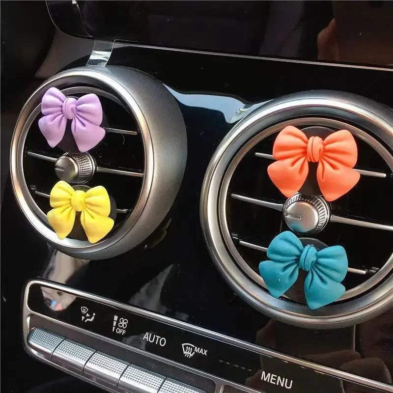 ONEMAXES Bow-knot Car Air Vent Freshener Perfume Clip