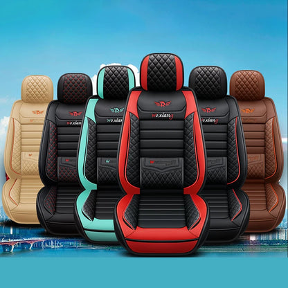 ONEMAXES Elegant Universal Faux Leather Car Seat Cover