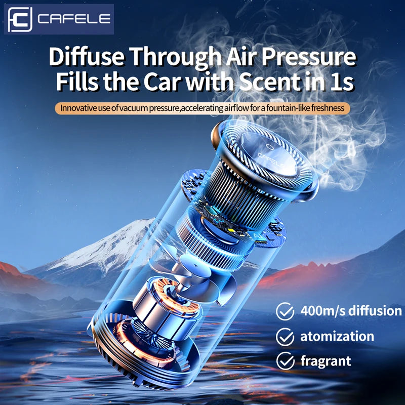 ONEMAXES CAFELE Car Air Freshener Ultrasonic Atomizer