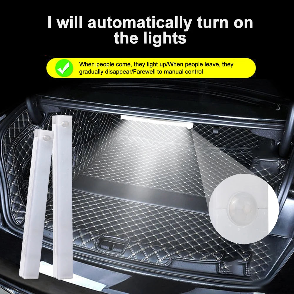 ONEMAXES c Rechargeable Car Sensor Light for Floor Trunk Lamp Tybe-C