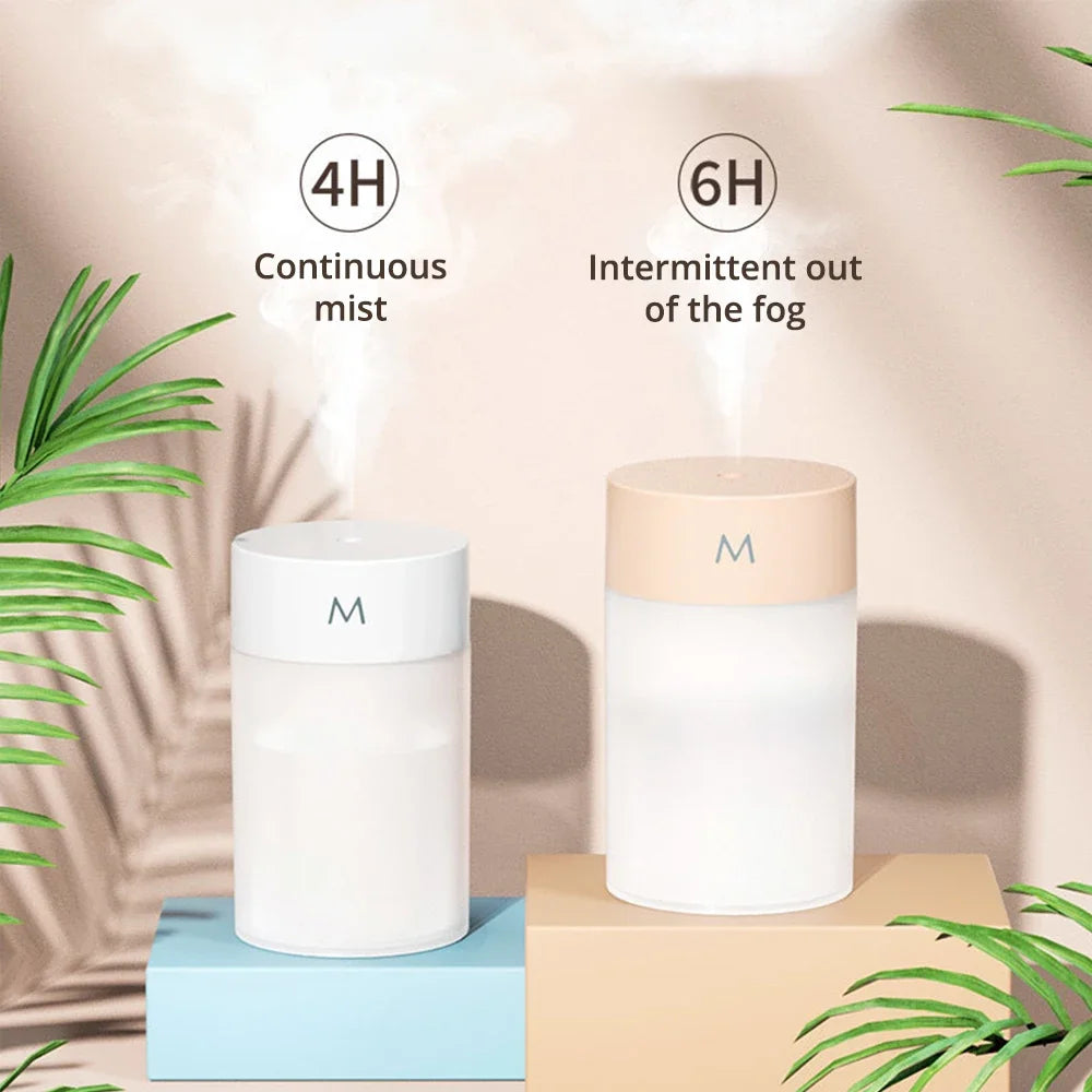 ONEMAXES Portable Smart Humidifier for Home Car Oil USB Fresh Aroma