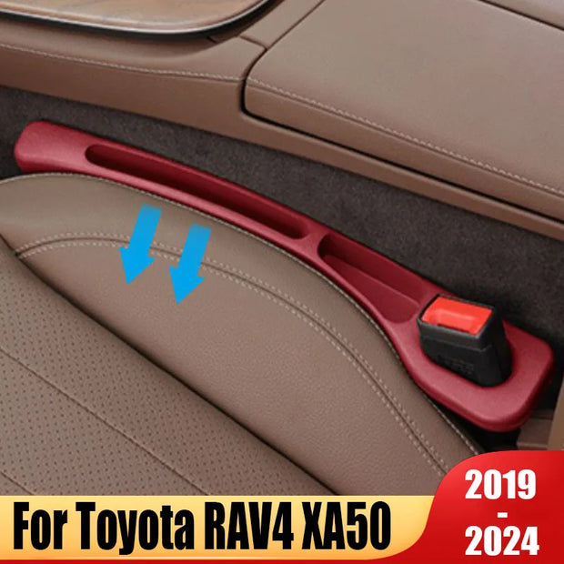 ONEMAXES Autositzspaltfüllung, Aufbewahrung, auslaufsicherer Dichtungsstreifen für Toyota RAV4 XA50 2019 2020 2021 2022 ~ 2024 RAV 4 Hybrid-Zubehör