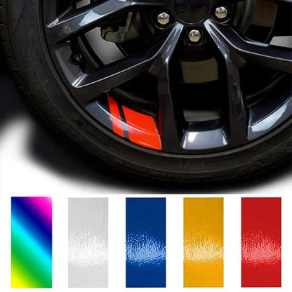 Car Sticker Reflective Car Wheel Rim Vinyl Warning Sticker