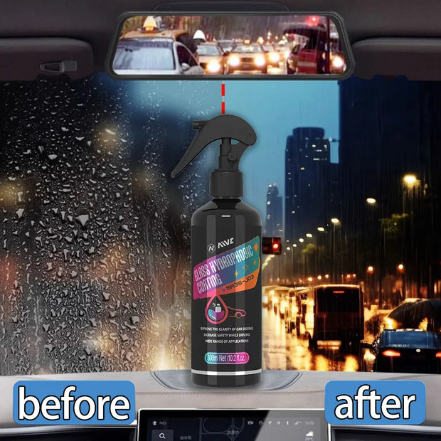 Car Glass Hydrophobic Nano Spray  AIVC Window Waterproof Coating Rearview Mirror Rain Coating Auto Hydrophobic Glass Polishing