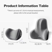 ONEMAXES Car Neck Pillow Protective Lumbar Back Support Breathable