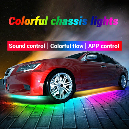 ONEMAXES Car  Strip Light LED Remote APP Control RGB Neon