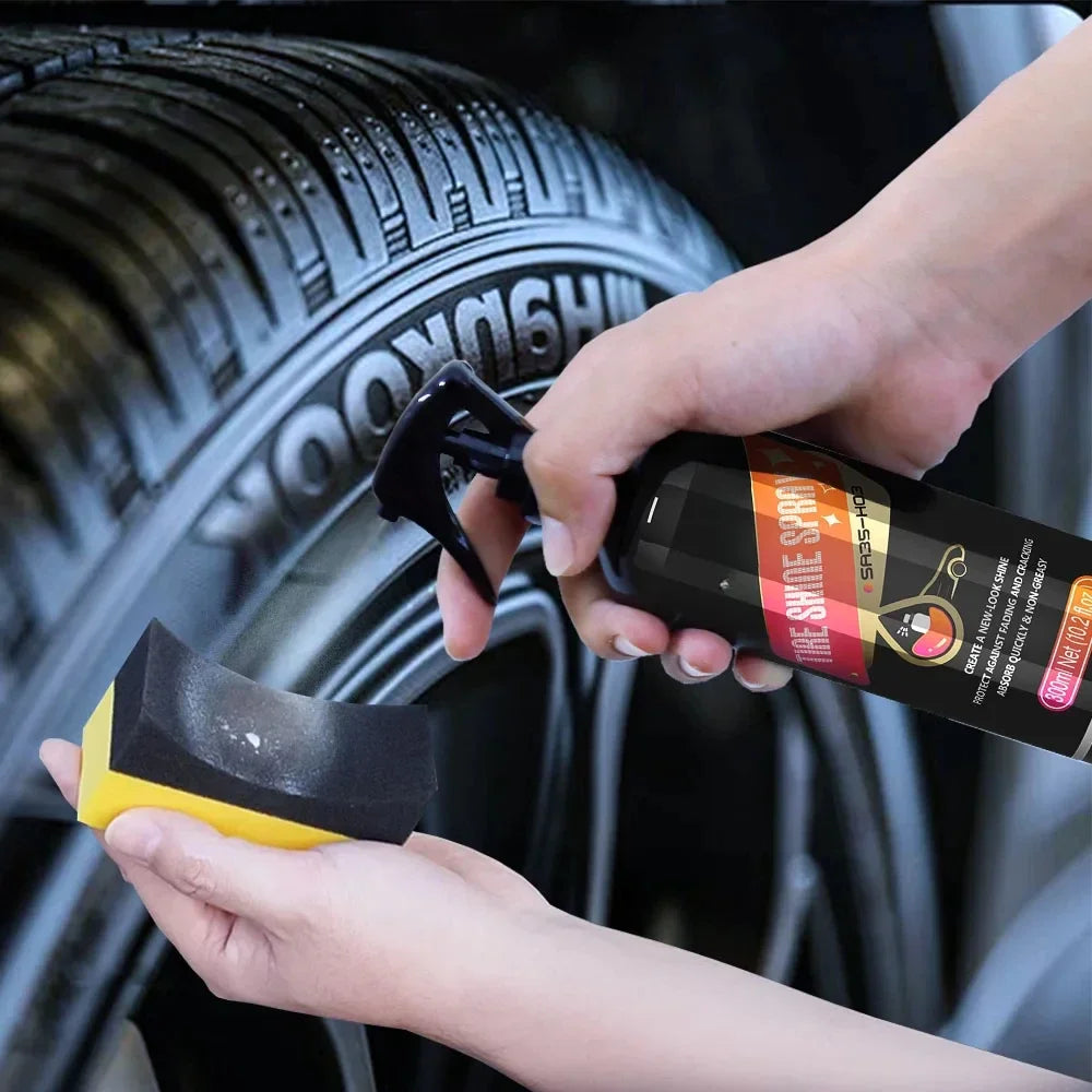 ONEMAXES Tire Shine Spray Aivc Tyre Gloss Coating Plastic Rubber Wheel