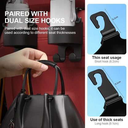 ONEMAXES Headrest Hook Hanger Storage Organizer Universal with Cup Holder