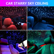 ONEMAXES  Car Starry Sky Car Fiber Optic Light  APP 16W RGBW DC12V