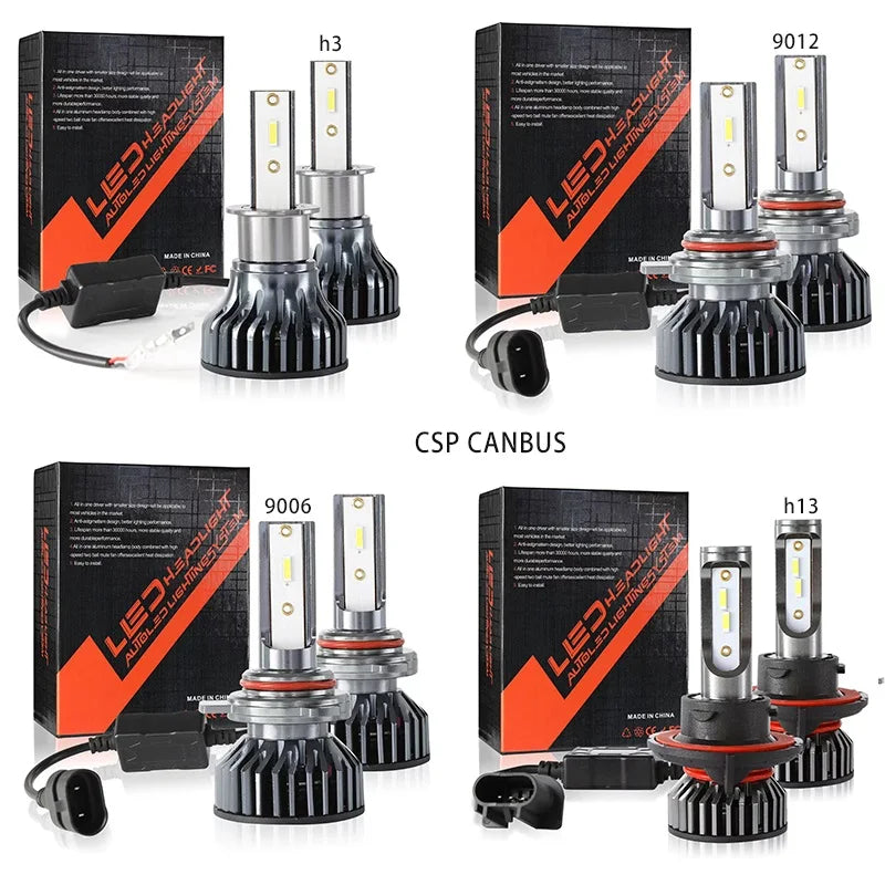 ONEMAXES Heyword 26000lm 160W 1860 CSP chip 3000k/4300k/6000k/8000k Car LED Headlight   h4 h7 h1 LED headlights