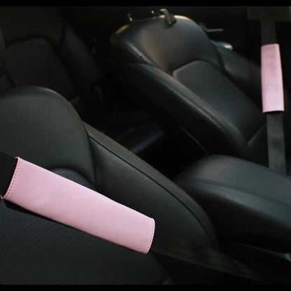 ONEMAXES 10 Pcs Leather Steering Wheel Cover For Women Cute Car