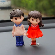 ONEMAXES Car Accessories Cute Cartoon Couples