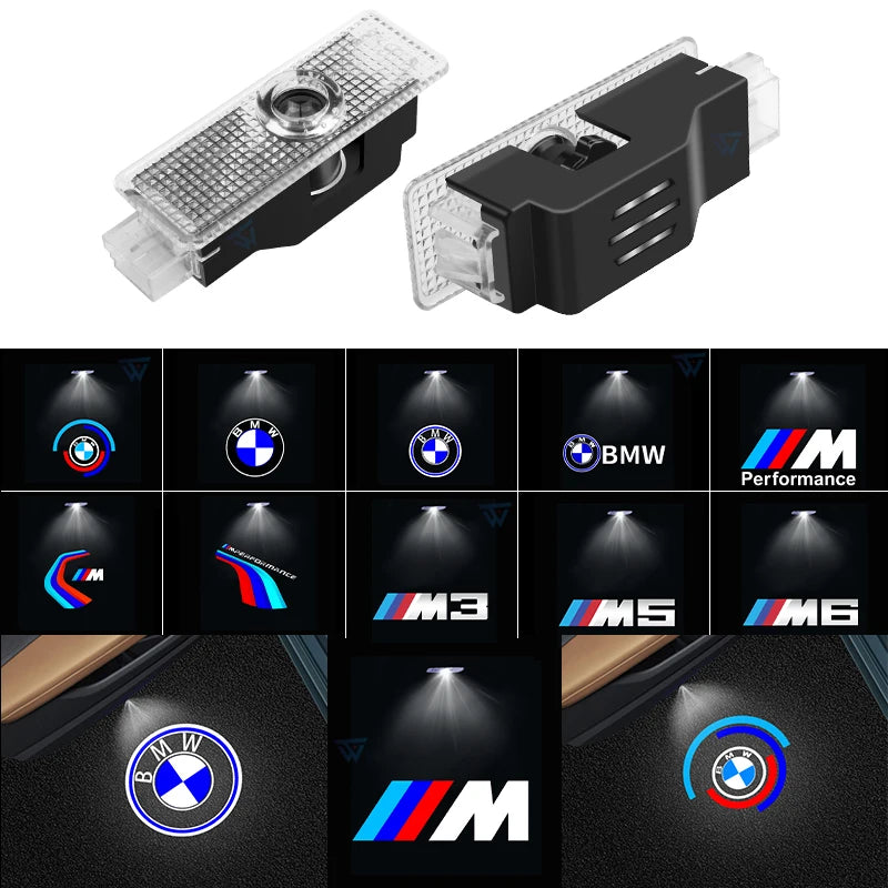 ONEMAXES HD Led Welcome Light Car Door Projector Lamps For BMW E90 E91 E92 E93 E60 E61 F10 F07 E63 E64 F12 F13 G30 Accessories