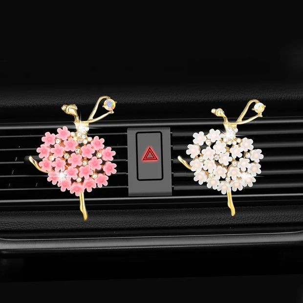 ONEMAXES Car Air Freshener Ballet Girl Car Air Conditioner