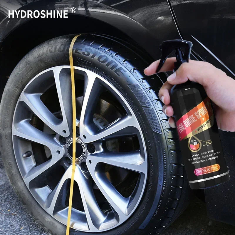 ONEMAXES Tire Shine Spray Aivc Tyre Gloss Coating Plastic Rubber Wheel