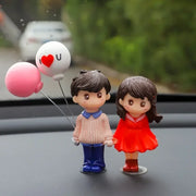 ONEMAXES Car Accessories Cute Cartoon Couples