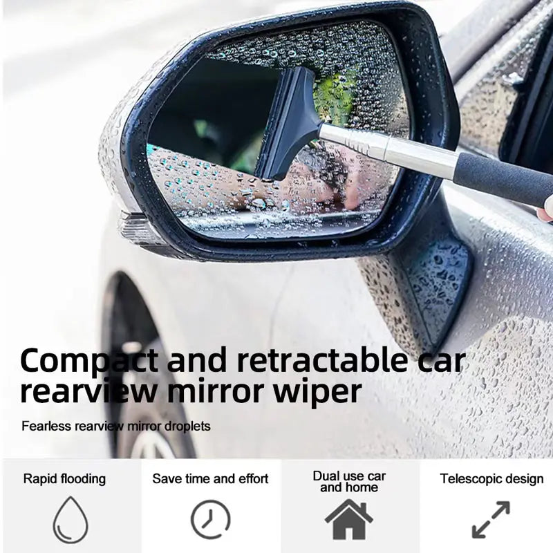 ONEMAXES Multifunctional Car Rearview Mirror Telescopic