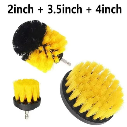 ONEMAXES Drill Brush Attachment Set Power Scrubber Brush  3pcs/Se