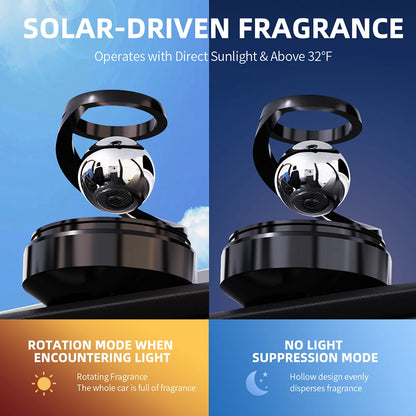 ONEMAXES Solar Car Air Freshener Interstellar Levitation Rotating