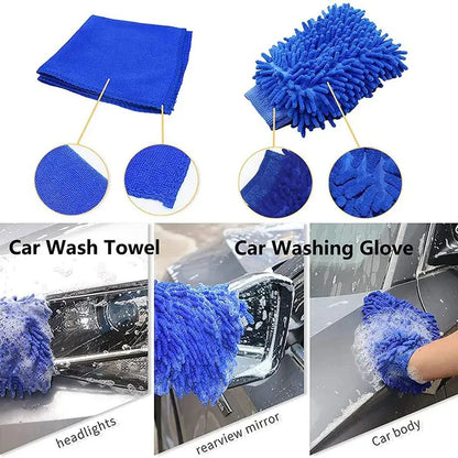 ONEMAXES 14PCS Car Interior Cleaning Details Brush Set Polished Car