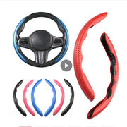 ONEMAXES 38cm Car steering wheel cover Carbon Fiber sports