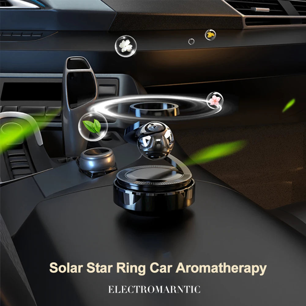 ONEMAXES Solar Car Air Freshener Interstellar Levitation Rotating