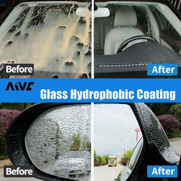 Car Glass Hydrophobic Nano Spray  AIVC Window Waterproof Coating Rearview Mirror Rain Coating Auto Hydrophobic Glass Polishing