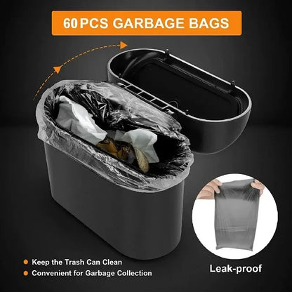 ONEMAXES Universal Organizer Car Clamshell Trash