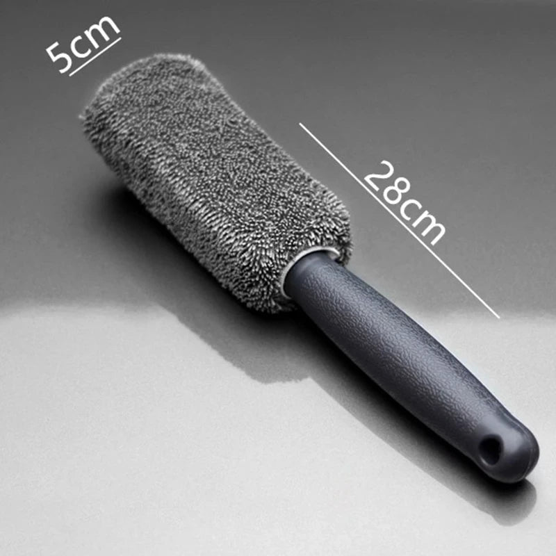 ONEMAXES Microfiber Car Wheel Tire Rim Brush Auto Wheel Cleaning 1pcs