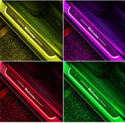 ONEMAXES Carbon fiber Customized Car Door Logo RGB